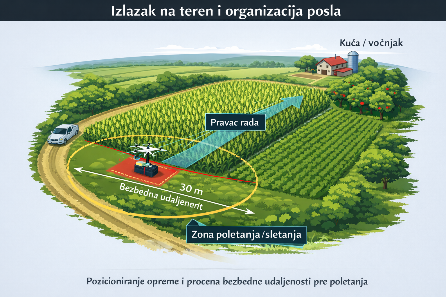 Organizacija na parceli - edukativni prikaz